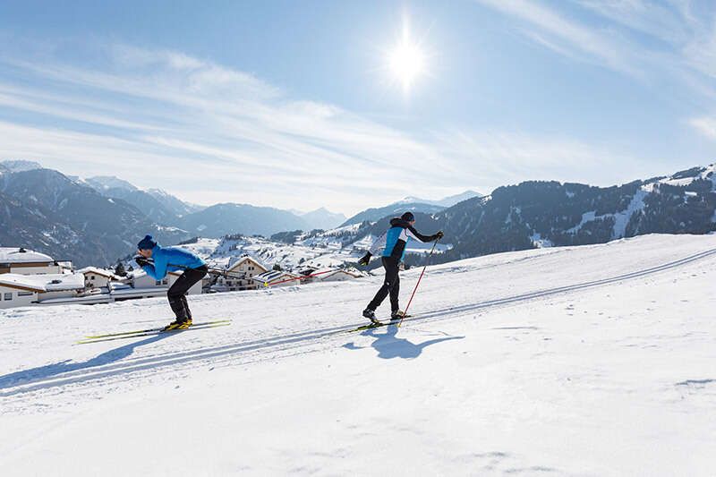 Cross-country skiing Serfaus Fiss Ladis